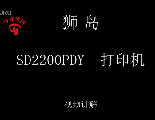 狮岛 SD2200PDY打印机介绍视频